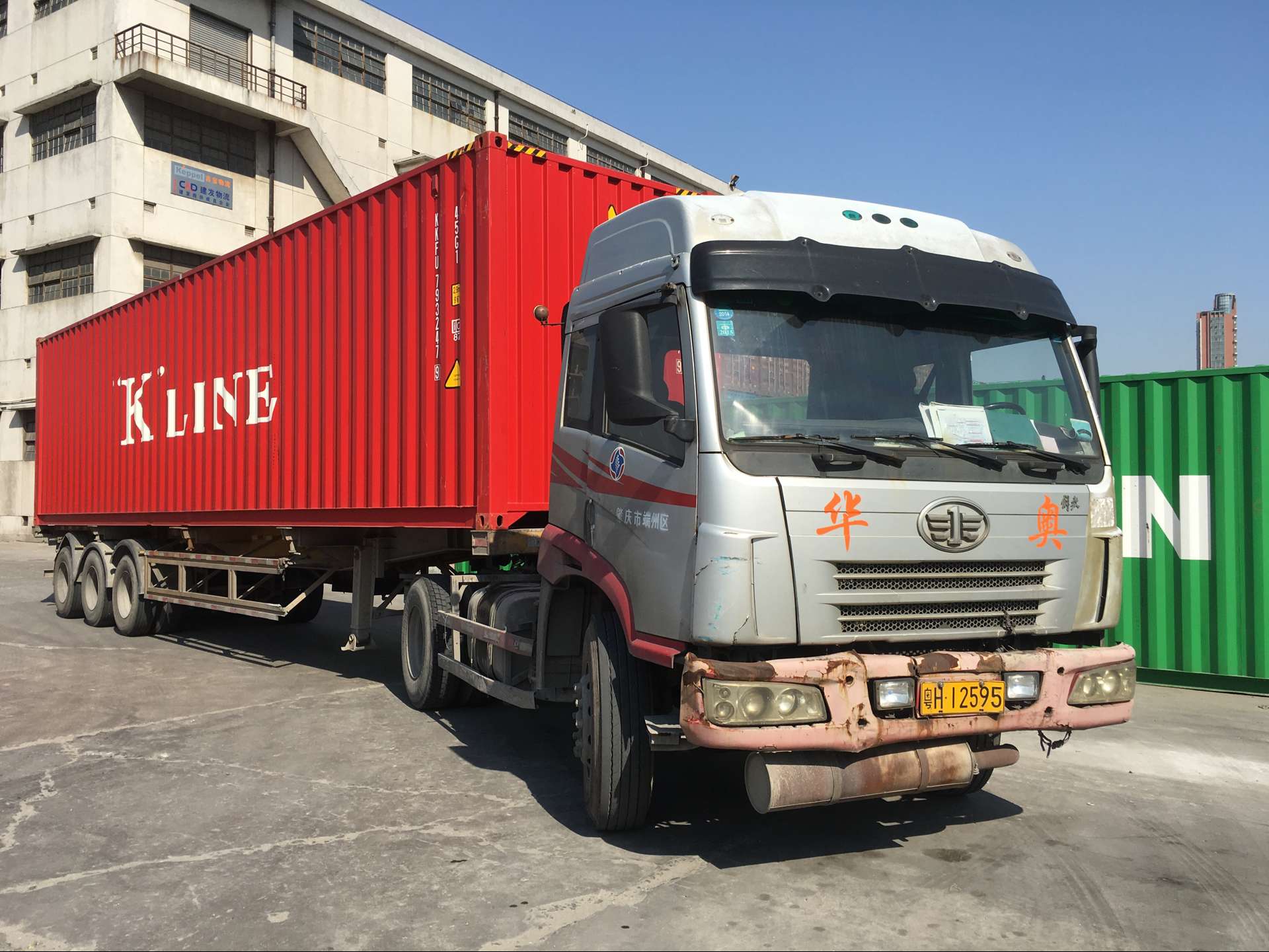 洋浦港拖车报关服务 华奥一手拖车报关行