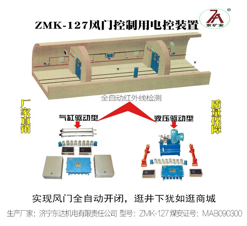 矿用ZMK-127全自动无压风门及电控装置 液压控制装置