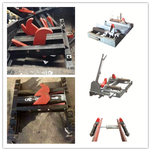 矿井下用气动抱轨式阻车器型号QZC6 600轨距