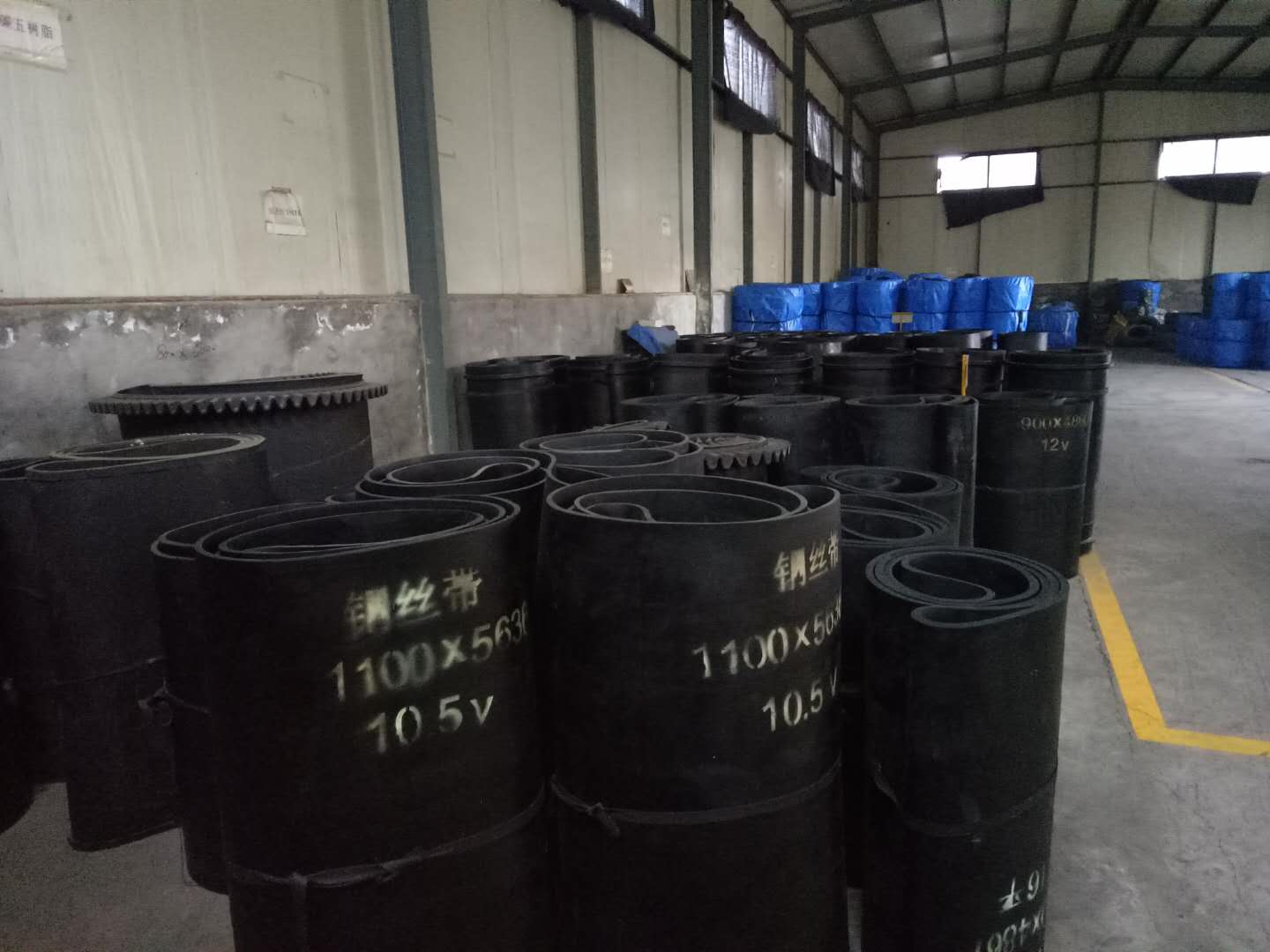 带式给料机普棉阻燃环形带 钢丝皮带