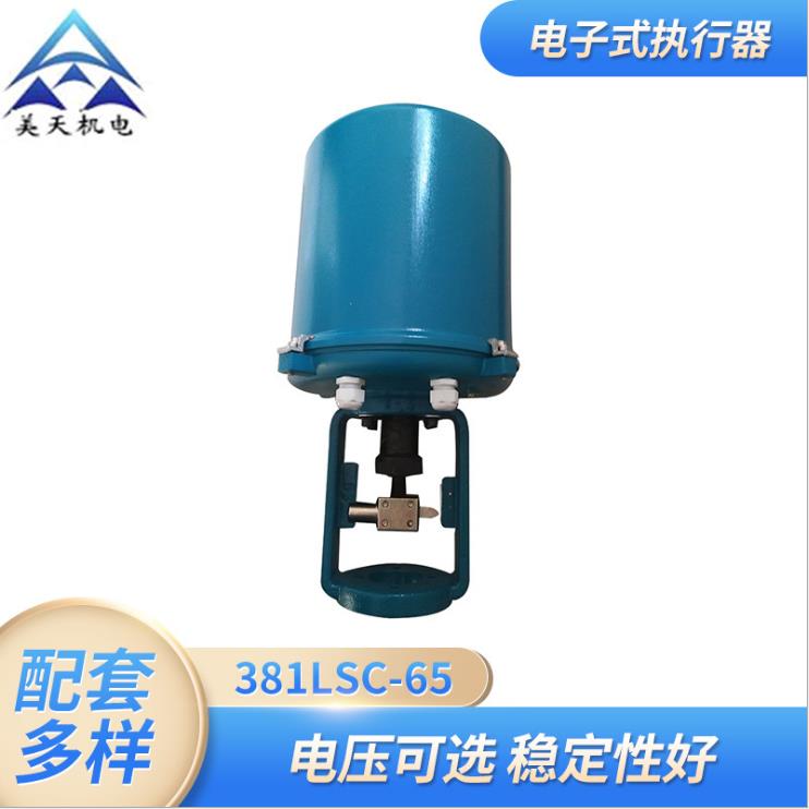 381LSC-65电子式执行器 电动蒸汽调节阀 电子式电动单座调节阀