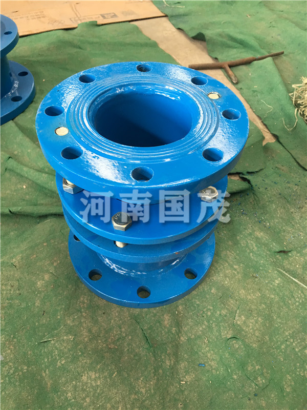 宁波双法兰限位伸缩接头的安装步骤说明