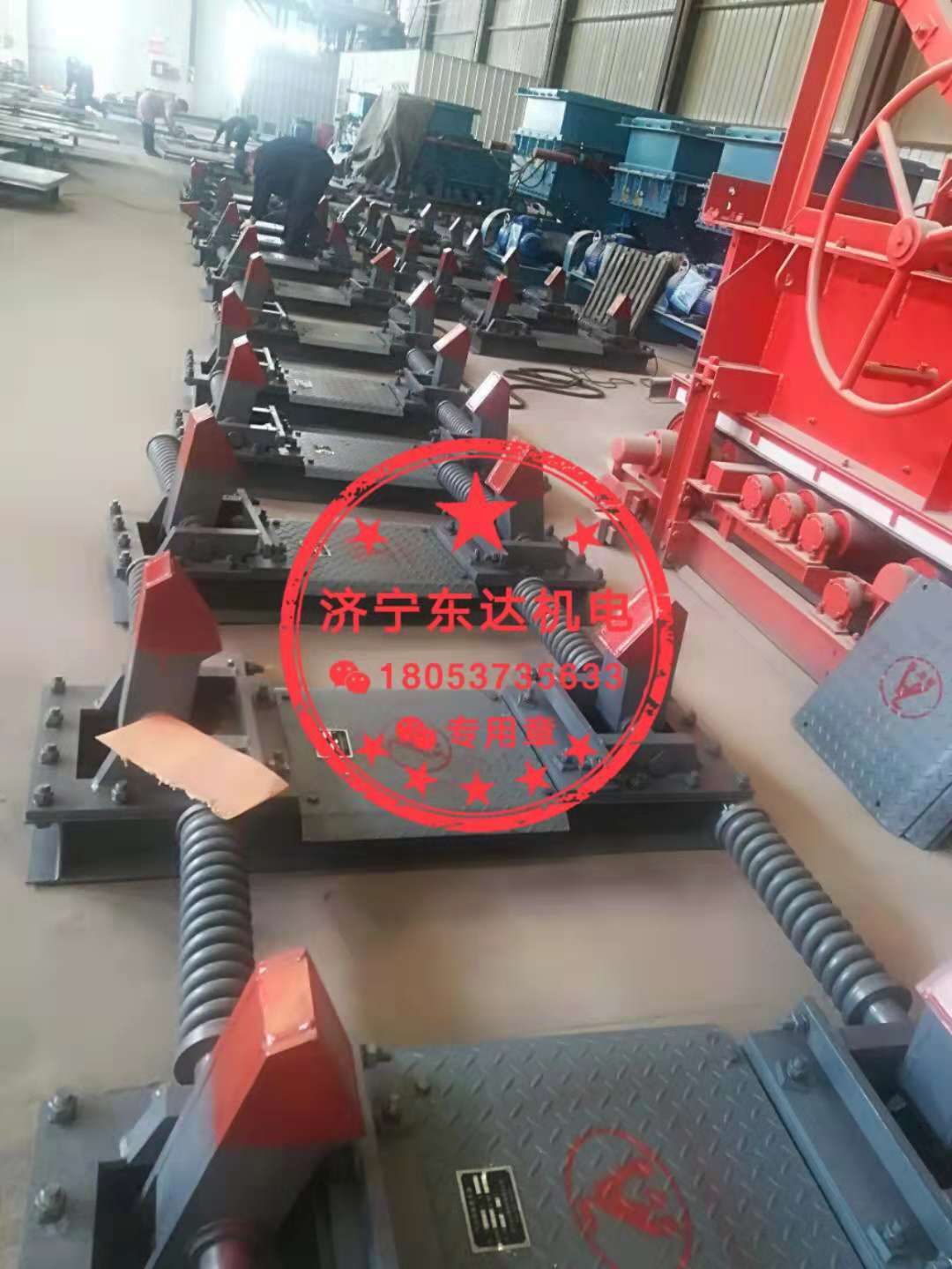 气动阻车器抱轨式阻车器