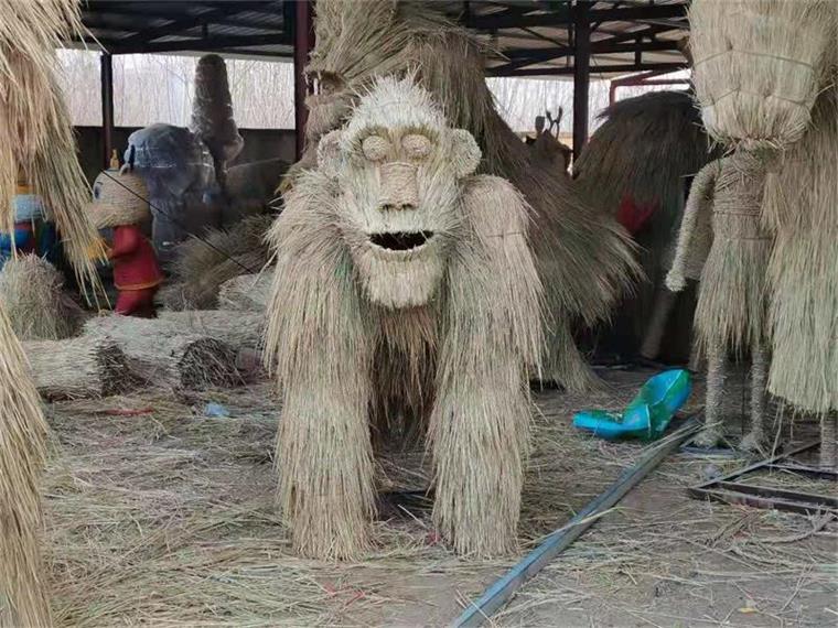 草编工艺品稻草人 稻草人工艺品 手工稻草人工艺品 厂家直供