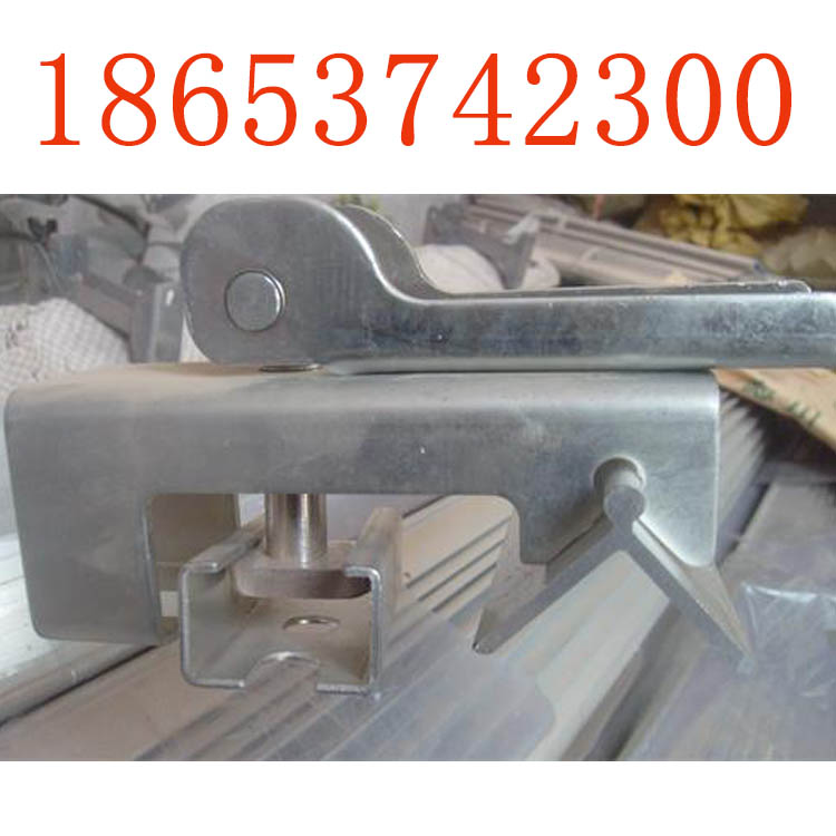 防溢裙板夹持器角铝 挡煤皮专用角铝夹持器