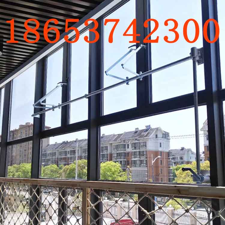 供应悬窗手动开窗器 多窗联动一拖三手摇曲臂开窗器