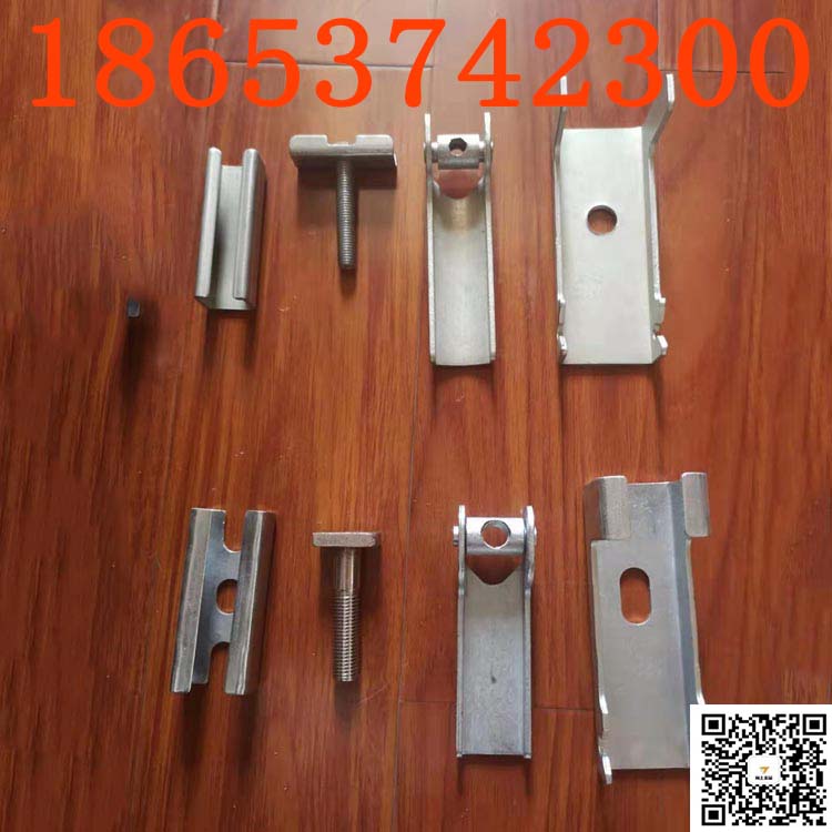 内蒙古矿用不锈钢夹持器角铝 每米使用两套夹持器手动旋转压紧手柄