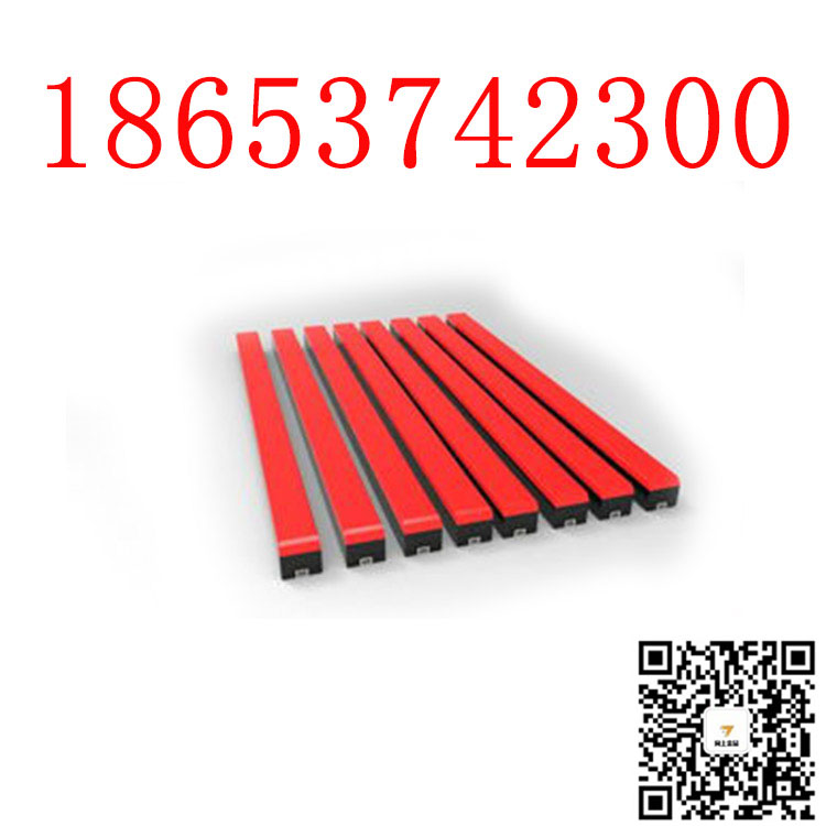 带式输送机B-800橡胶缓冲条 聚乙烯表层抗冲击缓冲床