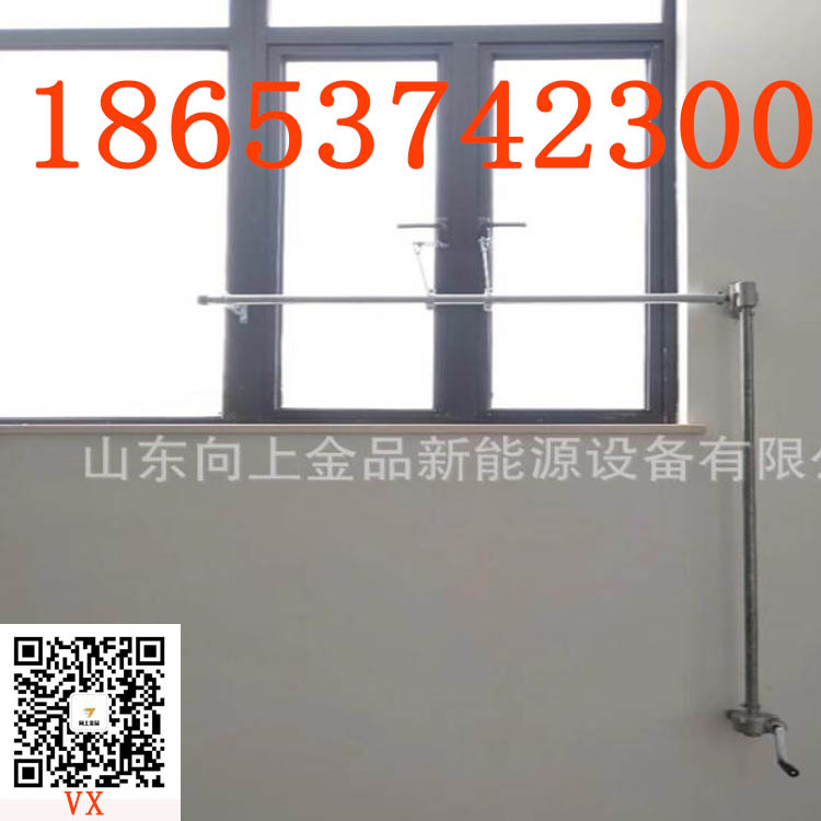 向上金品供应厂房手摇开窗器 一拖三外平开手动开窗器