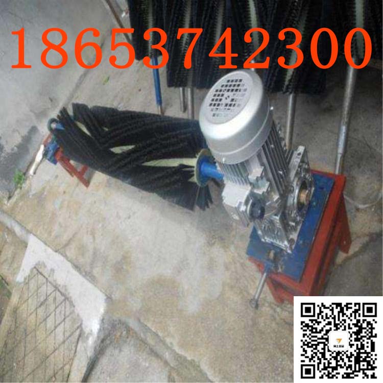 煤矿输送机防爆电机电动清扫器B-2000皮带机滚刷清扫器