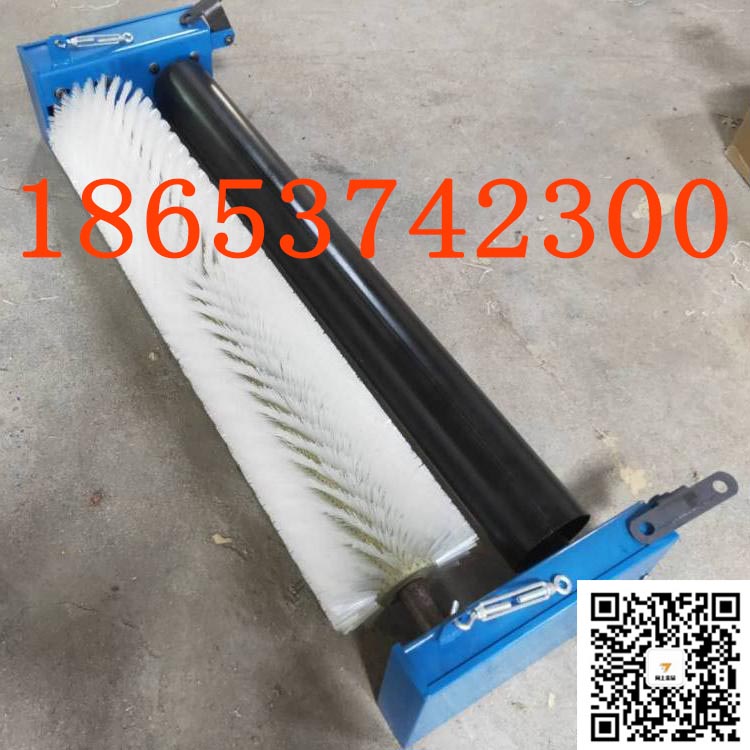输送机B-800尼龙滚刷被动式清扫器 无动力清扫器环保节约