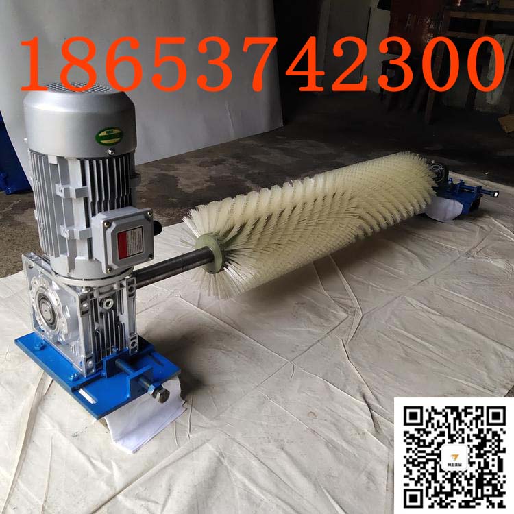火电厂输送带清扫设备B-1400电动清扫器 滚动毛刷清扫器