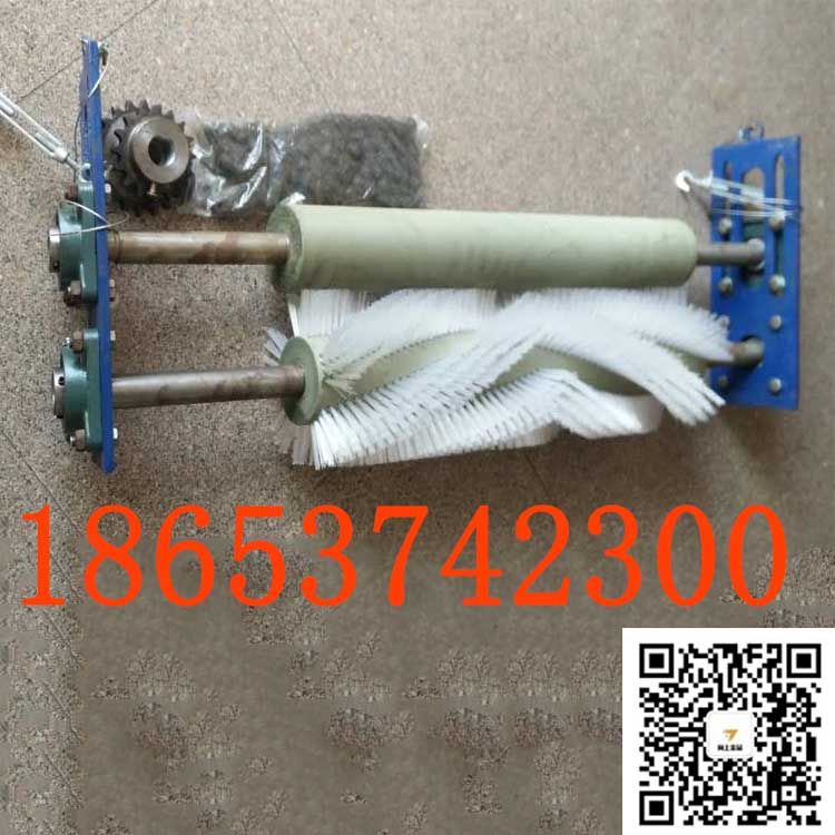 星光璀璨被动式清扫器 输送带毛刷滚筒清扫器