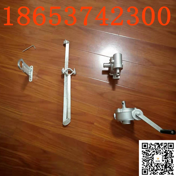 粉尘车间平开窗手摇开窗机 新型现代窗户手动开窗器