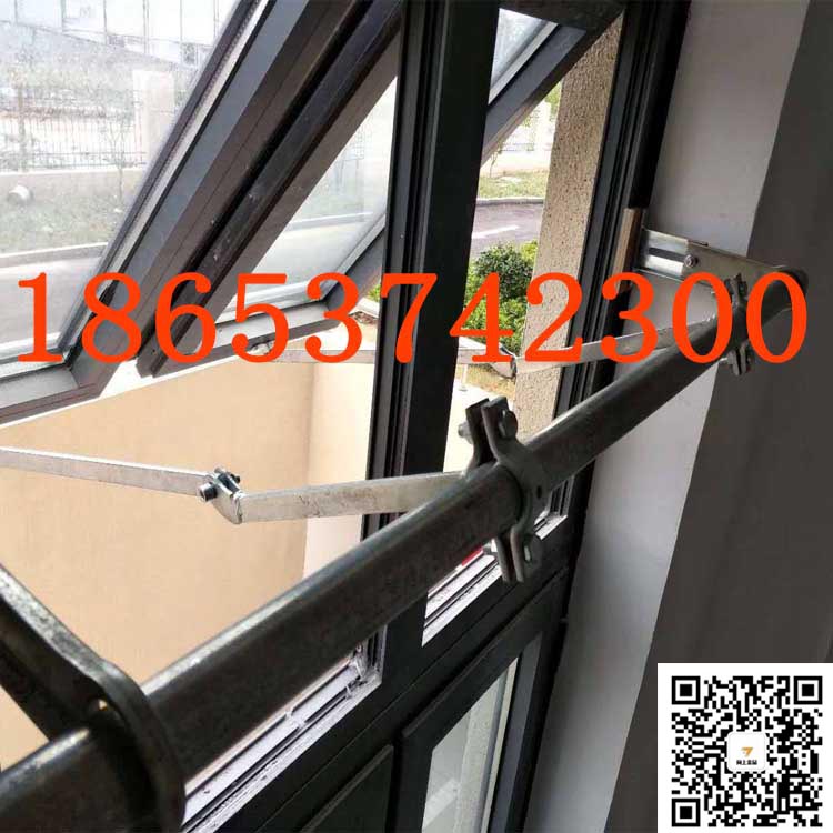 顶楼通风排烟上悬窗手动开窗器 开窗机曲臂控制开启角度