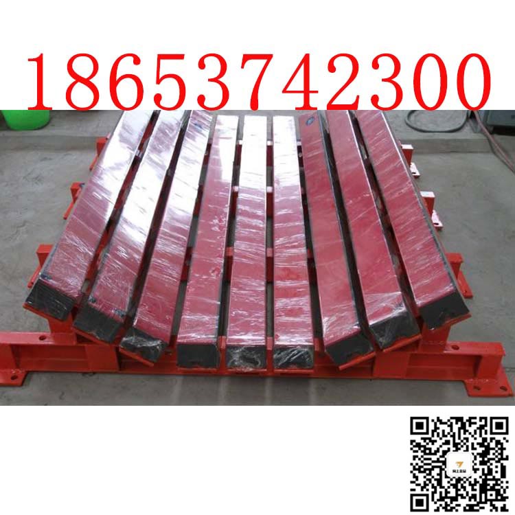 唐山电厂输送带带宽800mm重型缓冲床 抗冲击缓冲条