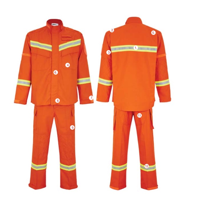 雷克兰RSC11抢险救援服材料重量符合标准介绍