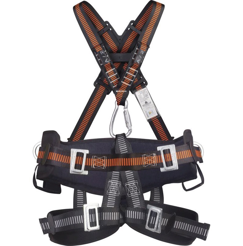 代尔塔501081全身式消防三类安全带有几个挂点