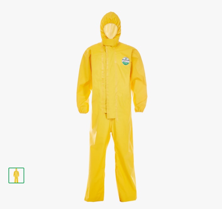 雷克兰PVC材质防化服EPVC428防酸碱防护服洗消方法