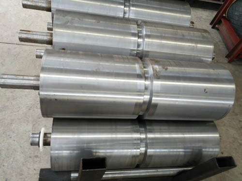 GLD800带式给煤机主动滚筒 中间带槽的滚筒