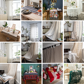 桌旗 防尘罩 抱枕等居家布艺纺织品生产