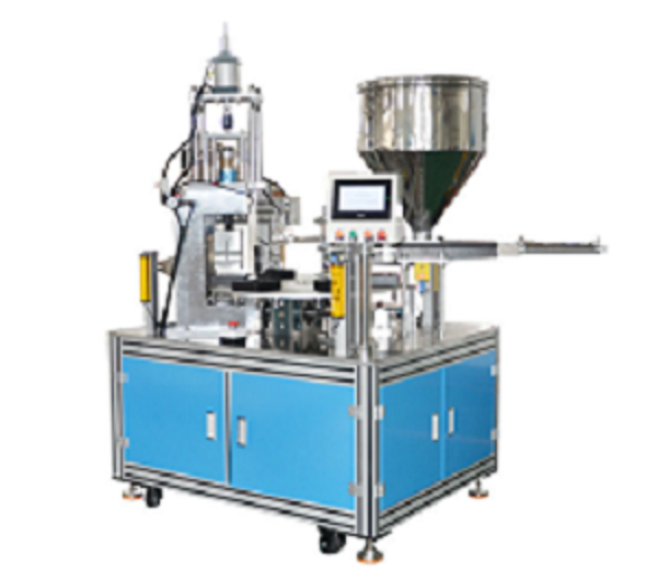 东莞市科思达滤毒盒半自动装碳焊接机