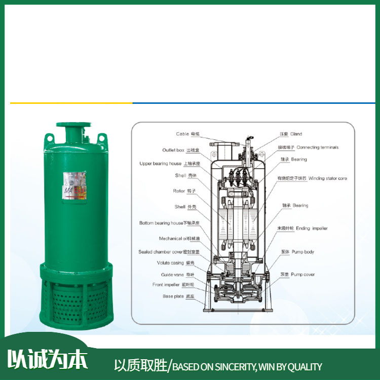BQS30-130/2-30/N矿用隔爆型排污排沙潜水电泵