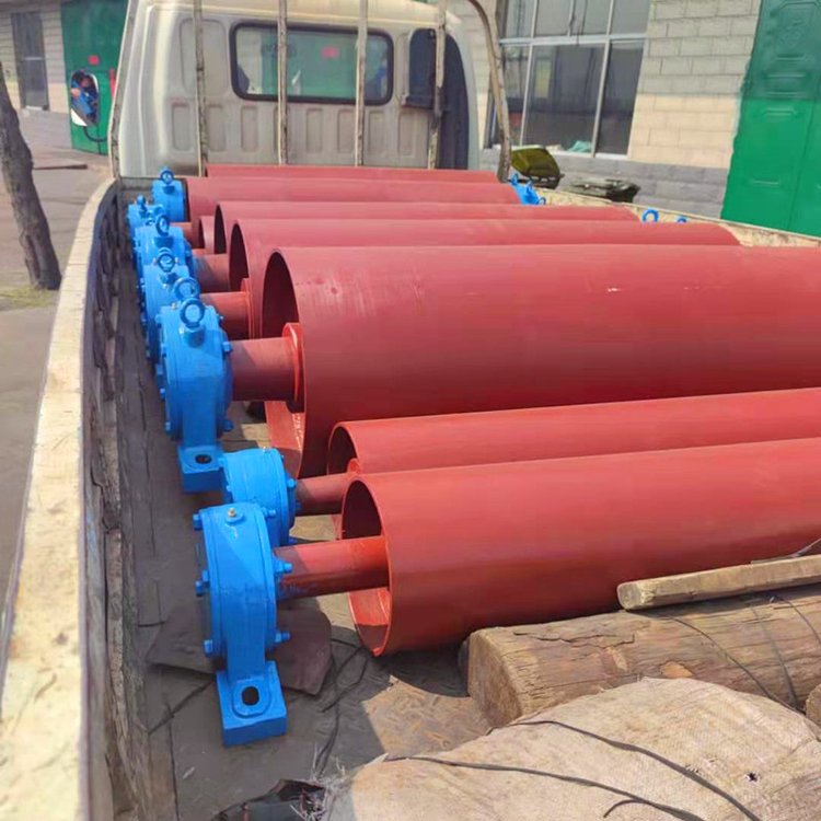 煤矿输送机配件 320*950导向滚筒 皮带输送机改向滚筒