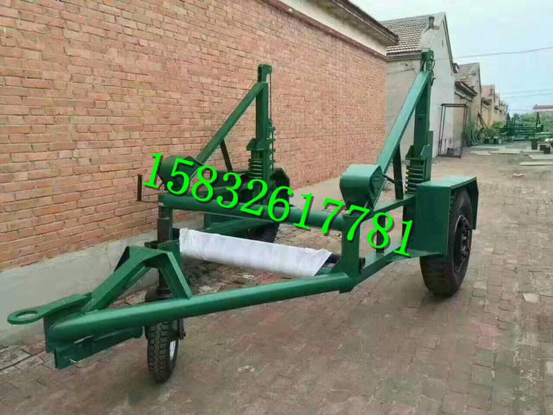 电缆线盘拖车 内宽1.5米 5T电缆炮车配有减震装置