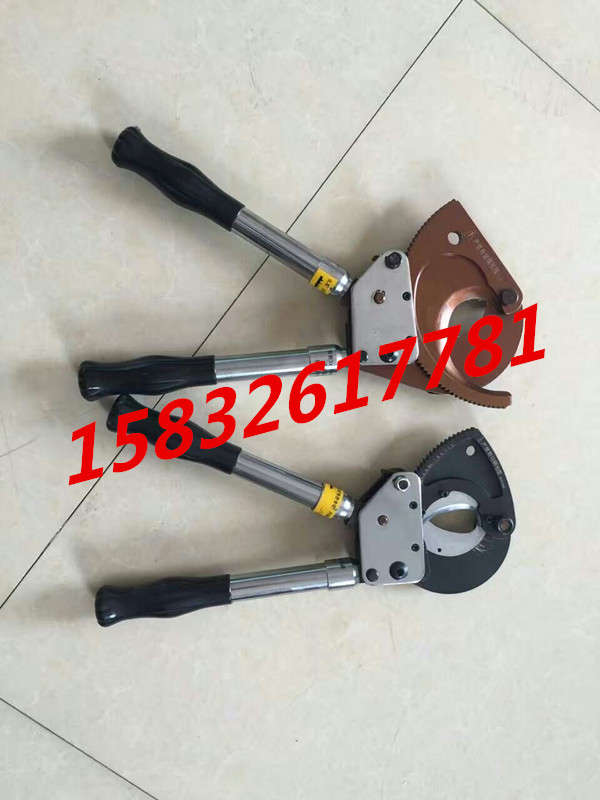 供应棘轮式电缆剪刀 手动机械棘轮剪 棘轮铠装电缆剪