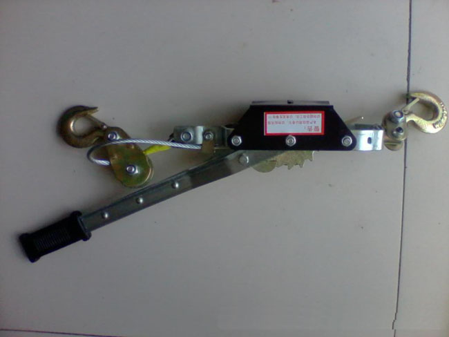 手扳紧线器/手动牵引器/棘轮式收紧线器/钢丝绳拉紧线器/2T