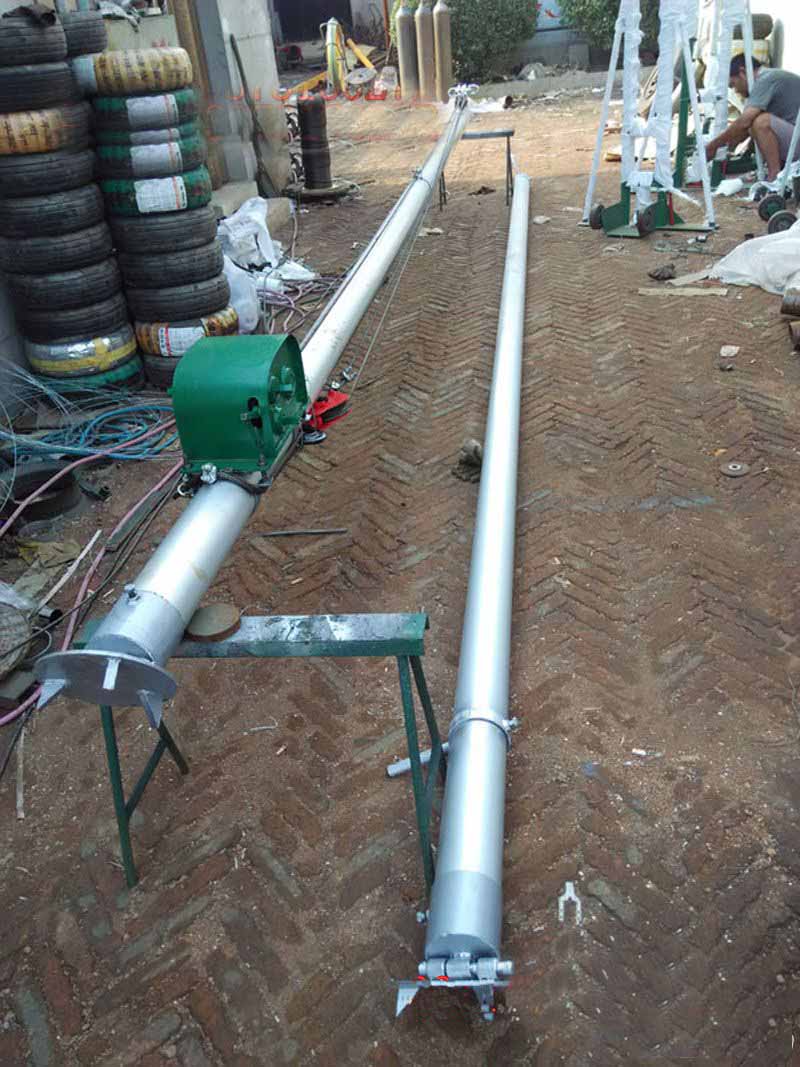 供应带人力绞磨铝合金管式三脚抱杆