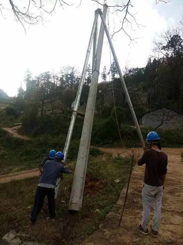 供应铝合金三角架立杆机，三脚架立杆机