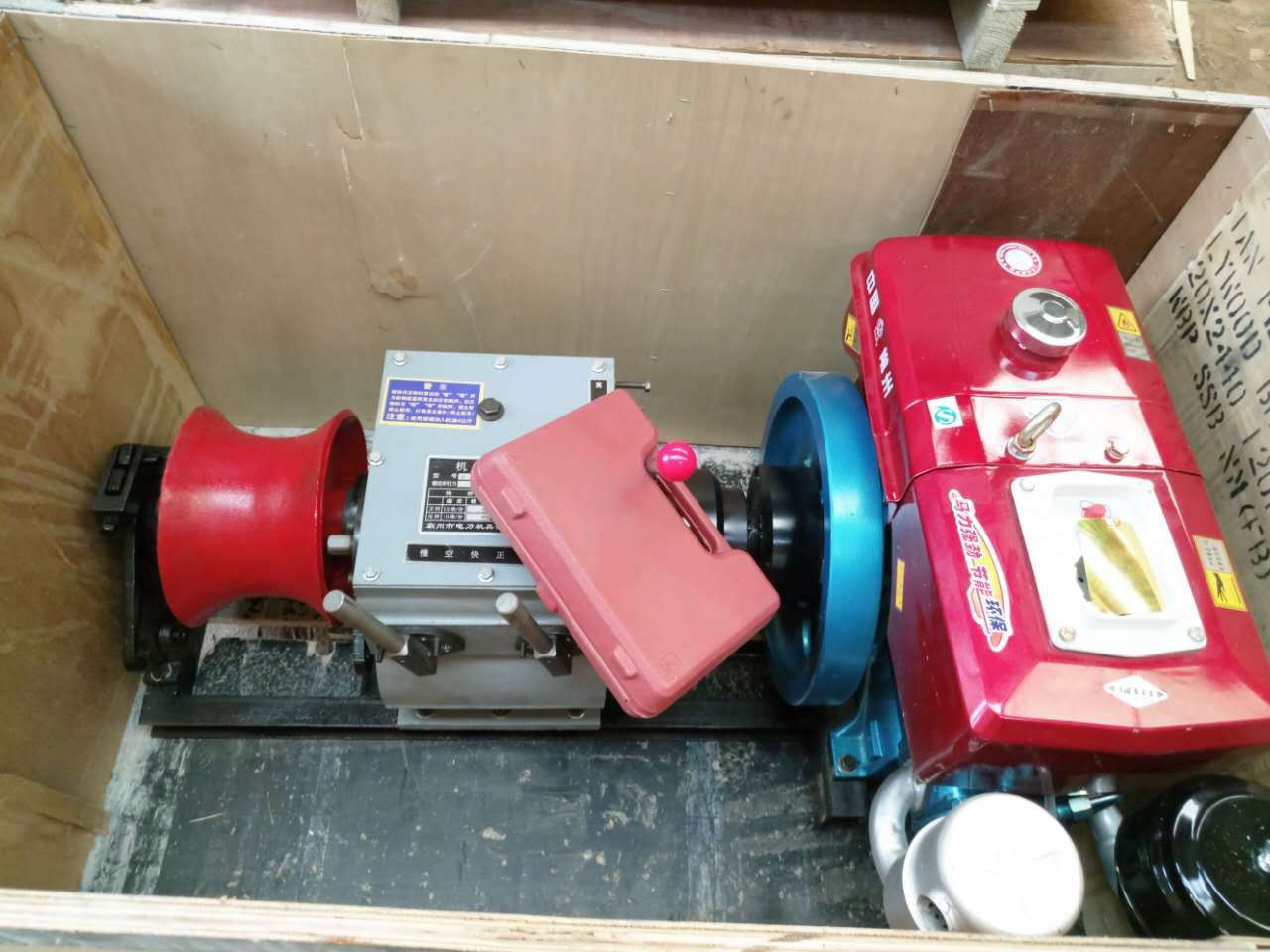 电力线路施工专用5吨牵引力机动绞磨 轴传动机动绞磨