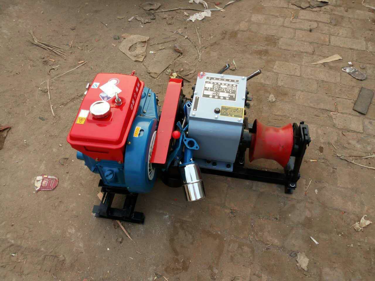 线路施工农网改造电力牵引机 电缆牵引机动绞磨