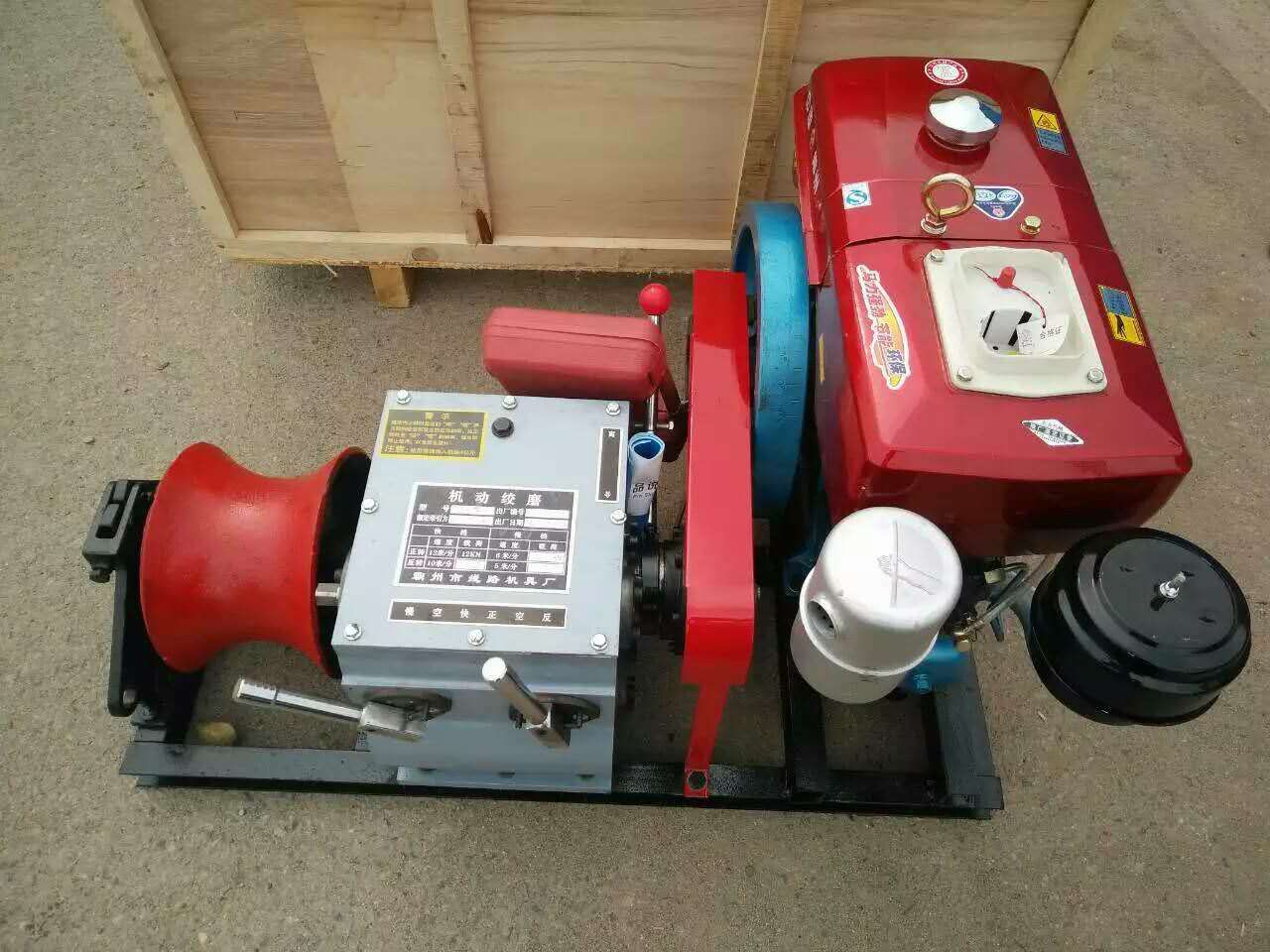 铝合金手摇绞磨，普通8T机动绞磨机，汽油绞磨