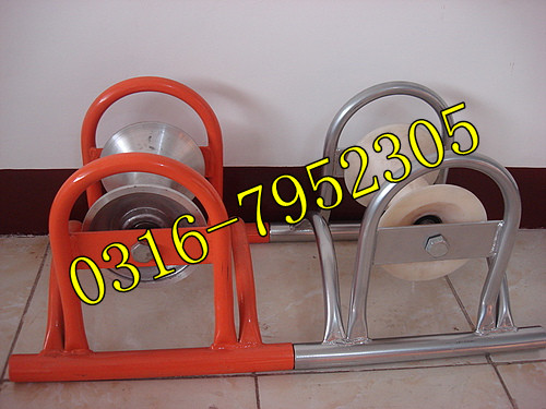 电缆地面直线滑车(钢管架),电缆地面直线滑轮