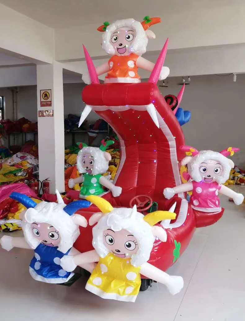 广场充气电瓶车厂家直销造型多款