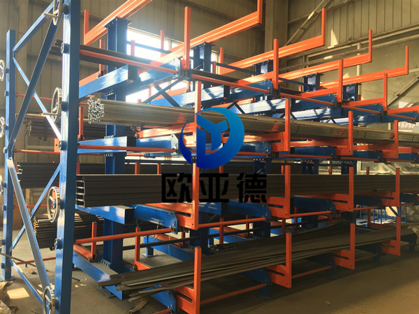 伸缩式悬臂货架  手摇式悬臂货架  移动式悬臂货架