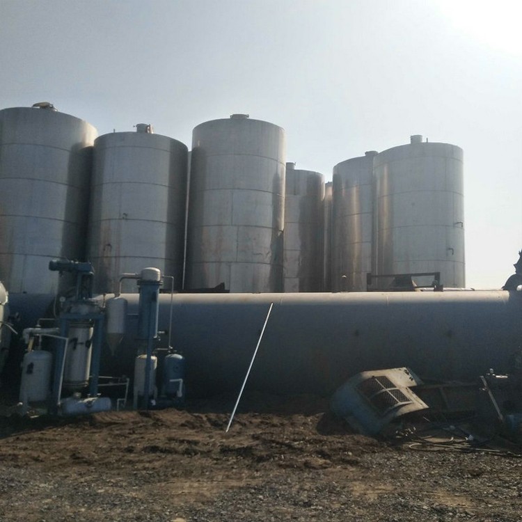 常年收购各类不锈钢储罐 北京天津304不锈钢设备回收行情