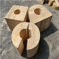 红松木管托，沥青漆保冷木哈弗，宽度*厚度*高度可以订购