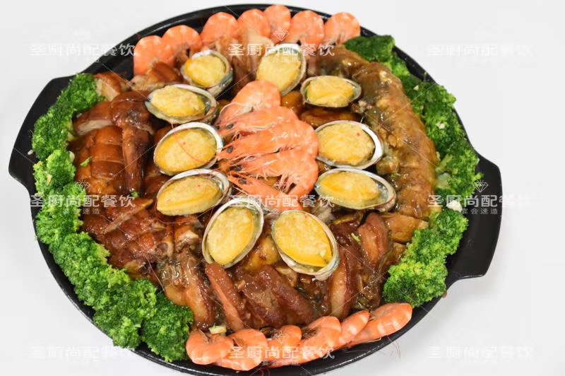 海鲜大盆菜配送企业年会大盆菜酒席定餐上门