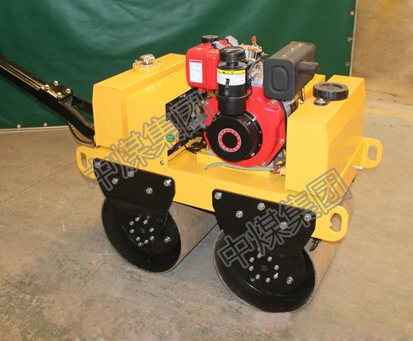手扶双轮压路机