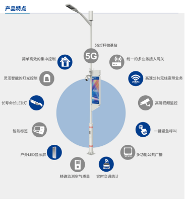 充电设备智慧灯杆定制生产