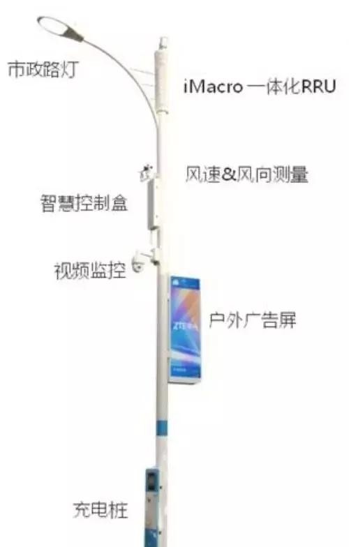 5G设备智慧灯杆原理