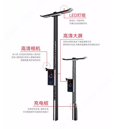 智能监控智慧灯杆生产厂家