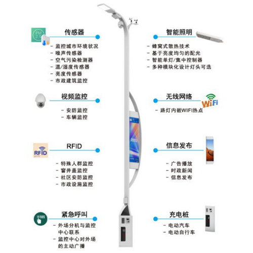 5G设备智慧灯杆工程安装