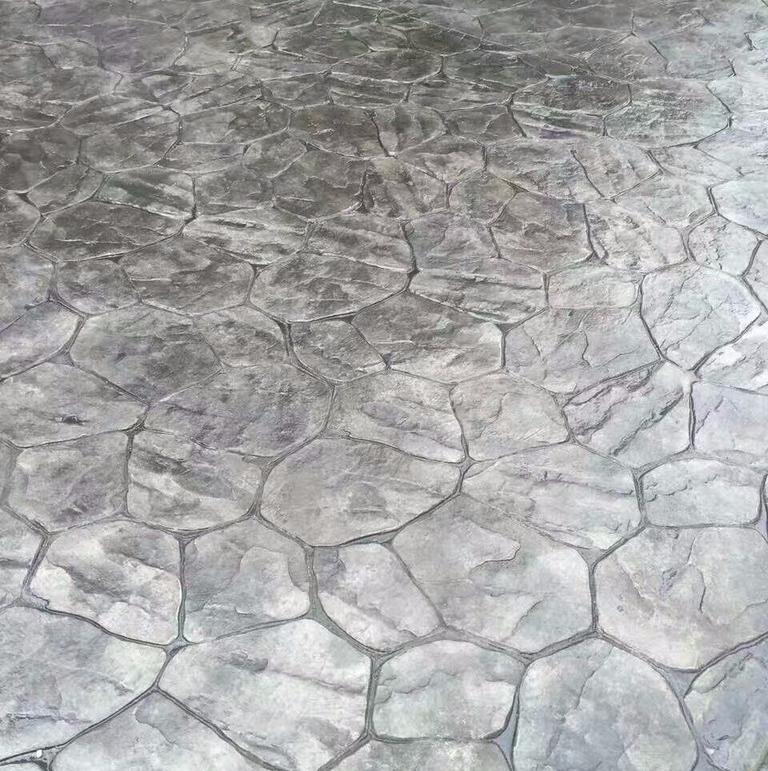 泰安市东平县压模地坪专用橡胶模具 压花地坪模具