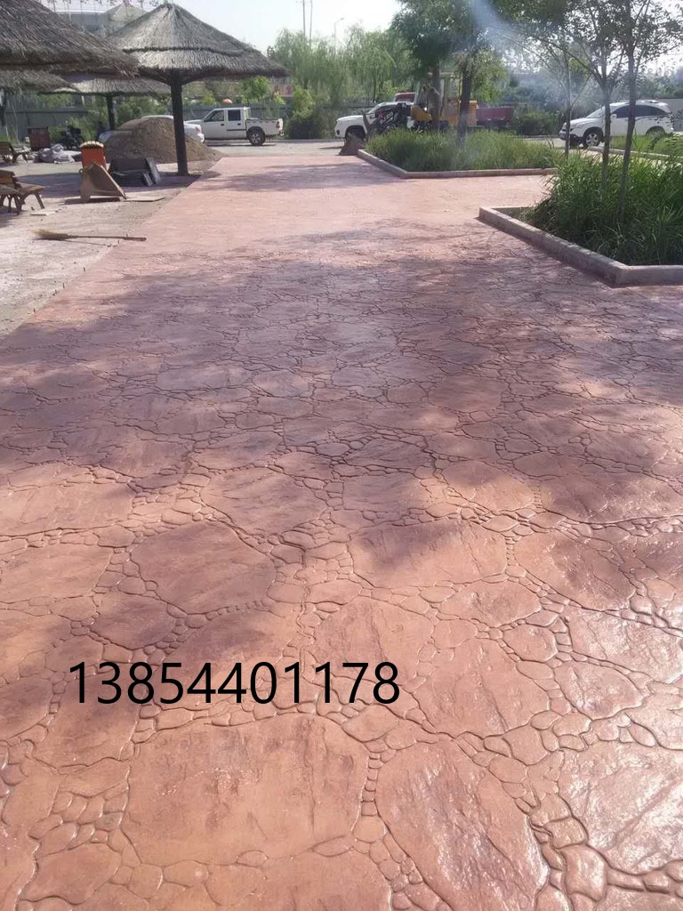 东营市河口区灌浆料压印压花地坪自流平水泥灌浆料透水地坪