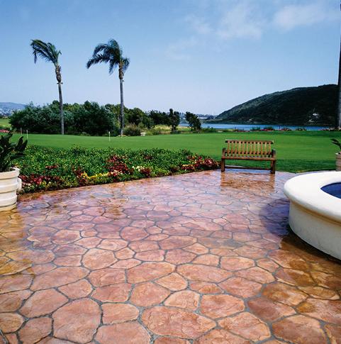 临沂市溧水县压花地坪透水地坪压模地坪工程